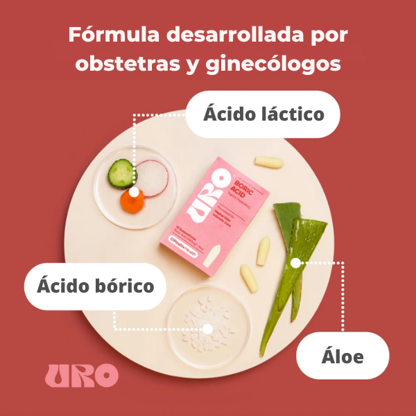 URO Boric Acid Vaginal Suppository