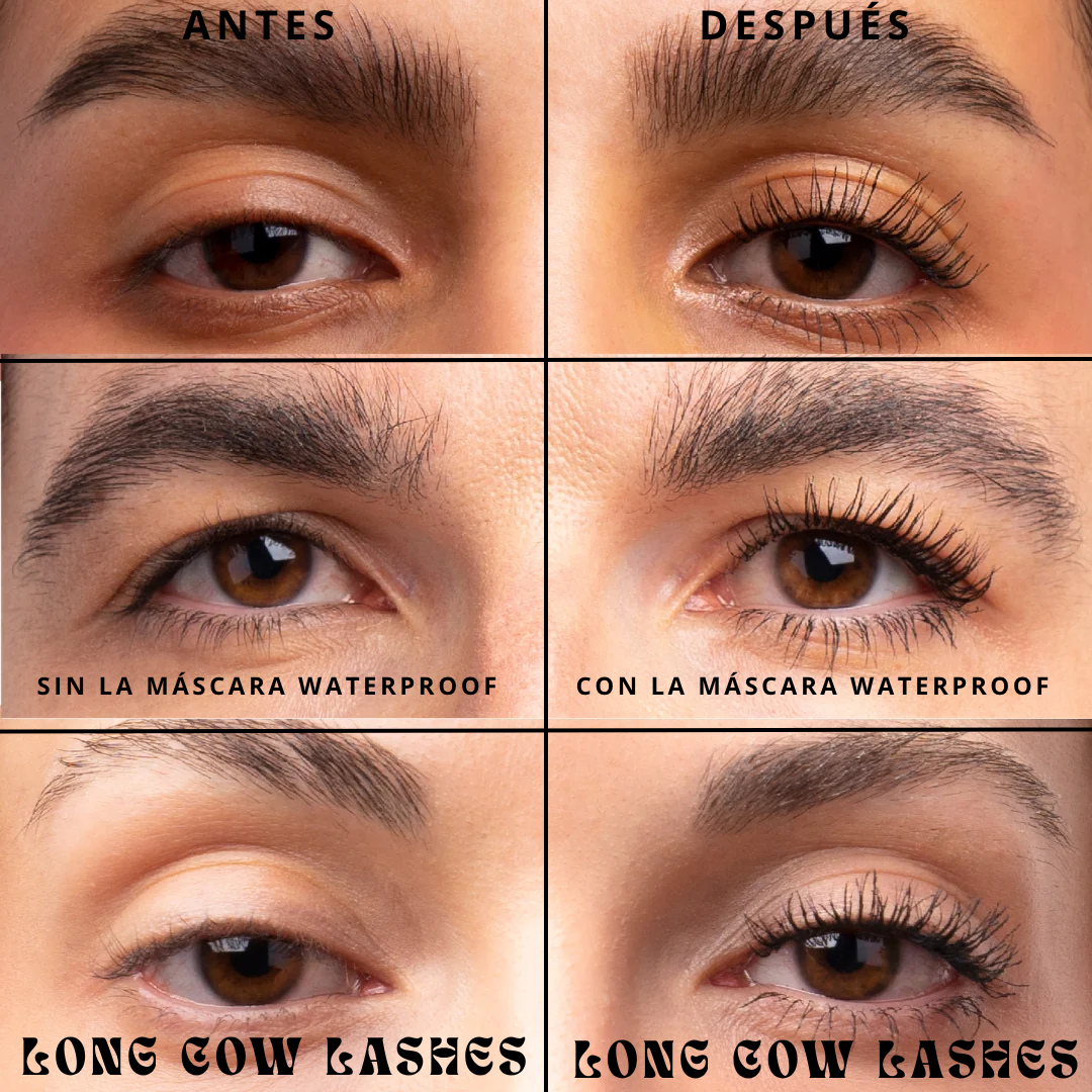 Máscara Waterproof LONG COW LASHES