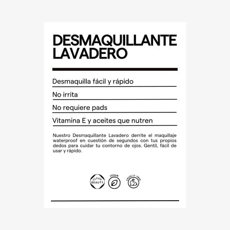 Removedor de maquillaje waterproof