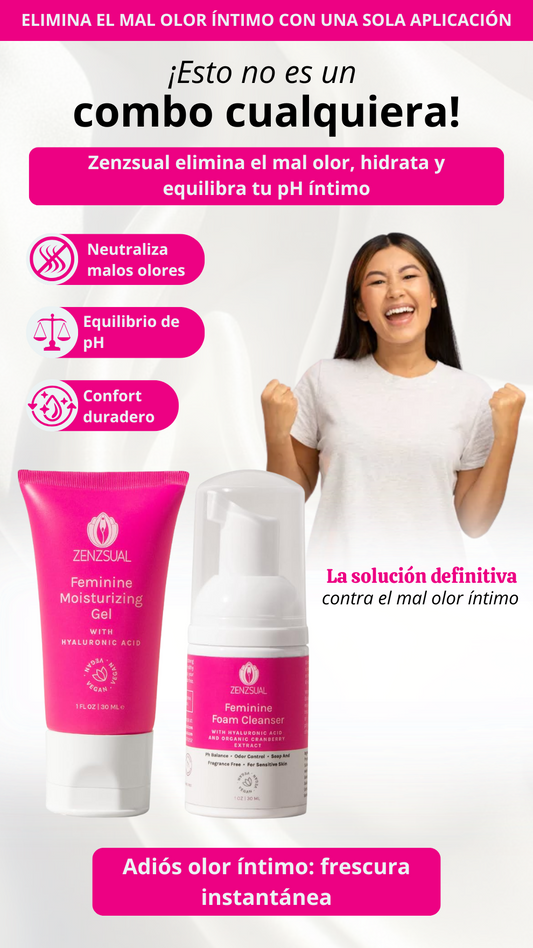 ZENZSUAL - Despidete de la irritación y malos olores.