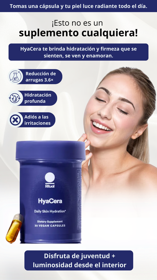 Ritual HyaCera - Borra arrugas, recuperá tu edad.